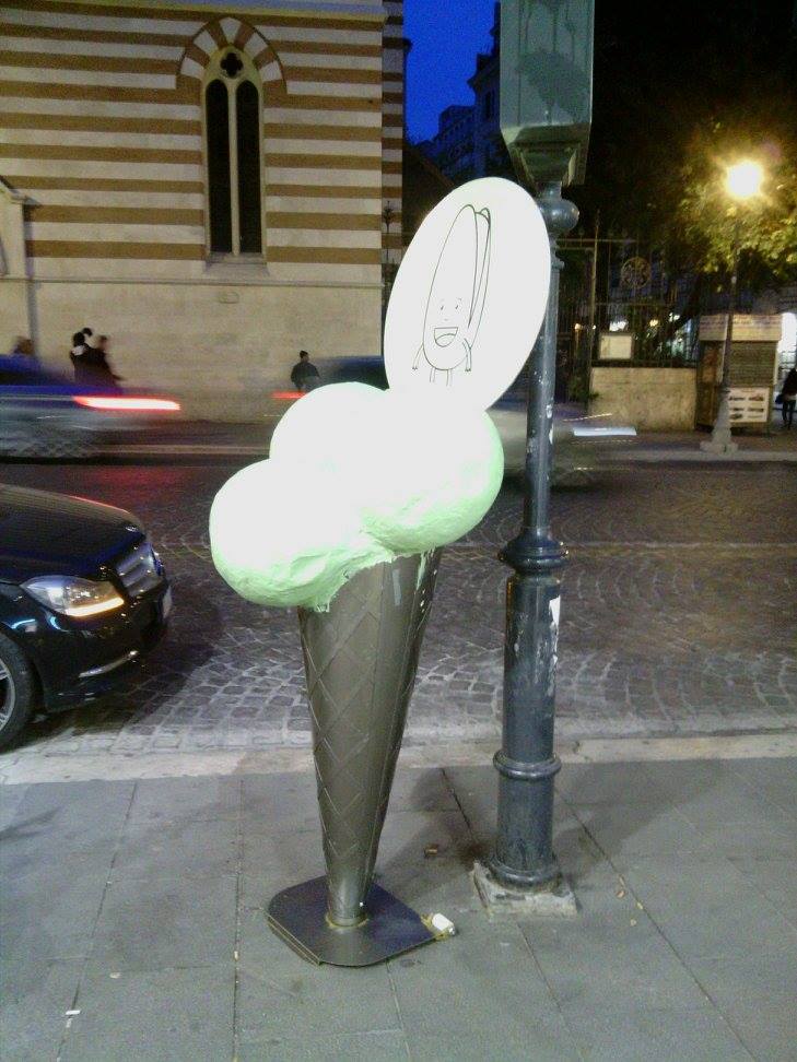 cono gelato ferro via nazionale roma