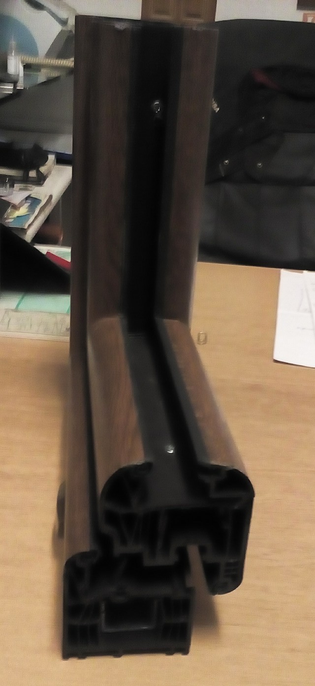 Infissi realizzati con il sistema in PVC serie MD68 Infissi realizzati con il sistema in PVC serie MD68